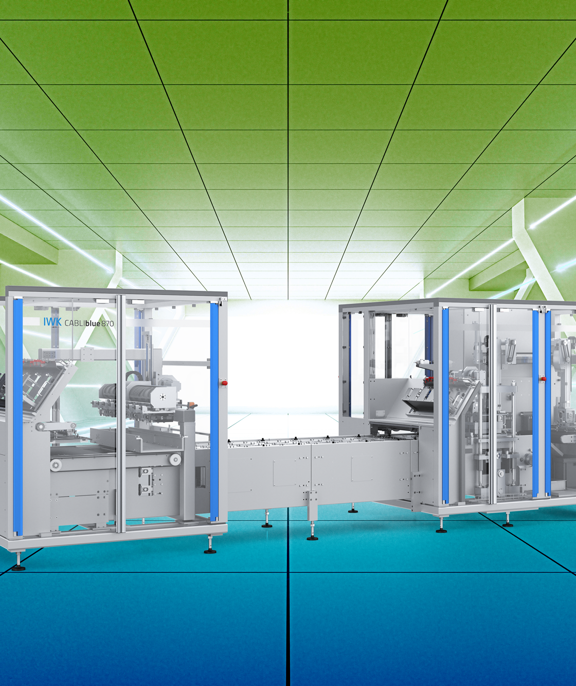 Cabliblue 870 blister system from IWK